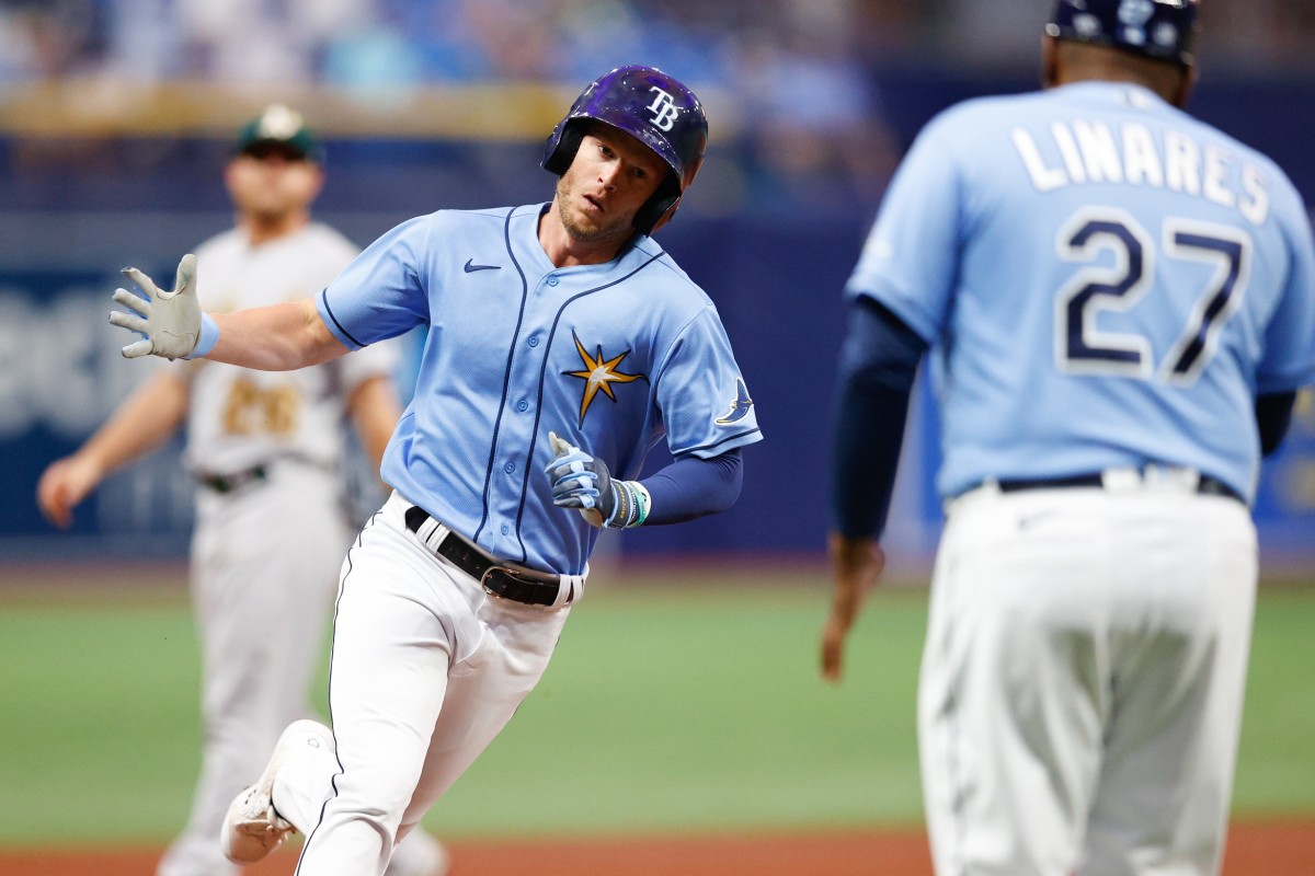 Rays – A's: Brett Phillips pitched, made amazing catch, threw 46 MPH