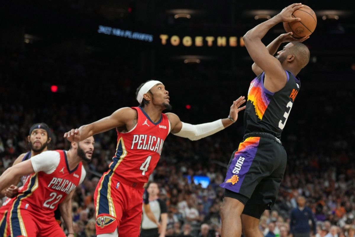 Pelicans Game 3 Mission Stop Chris Paul Suns Bench Sports Illustrated New Orleans Pelicans 