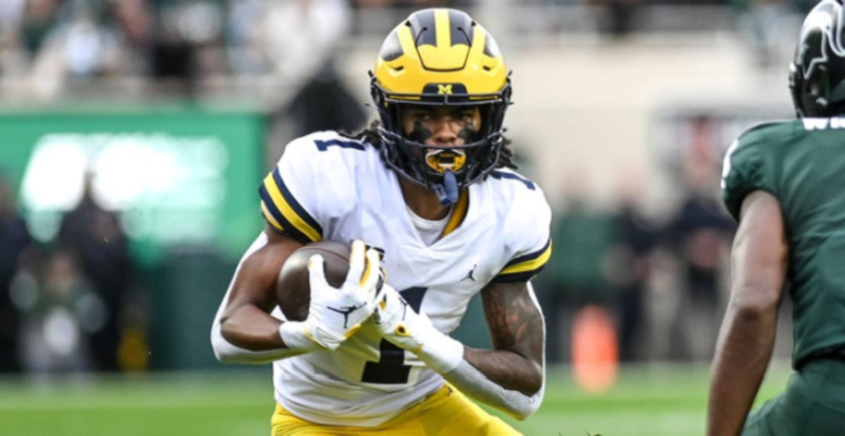 Michigan wide receiver Andrel Anthony looks to help get the Wolverines back to the College Football Playoff.
