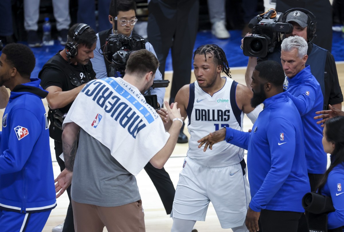 LOOK: Mavs Star Luka Doncic Ramps Up in Practice; Available For Game 3? -  Sports Illustrated Dallas Mavericks News, Analysis and More