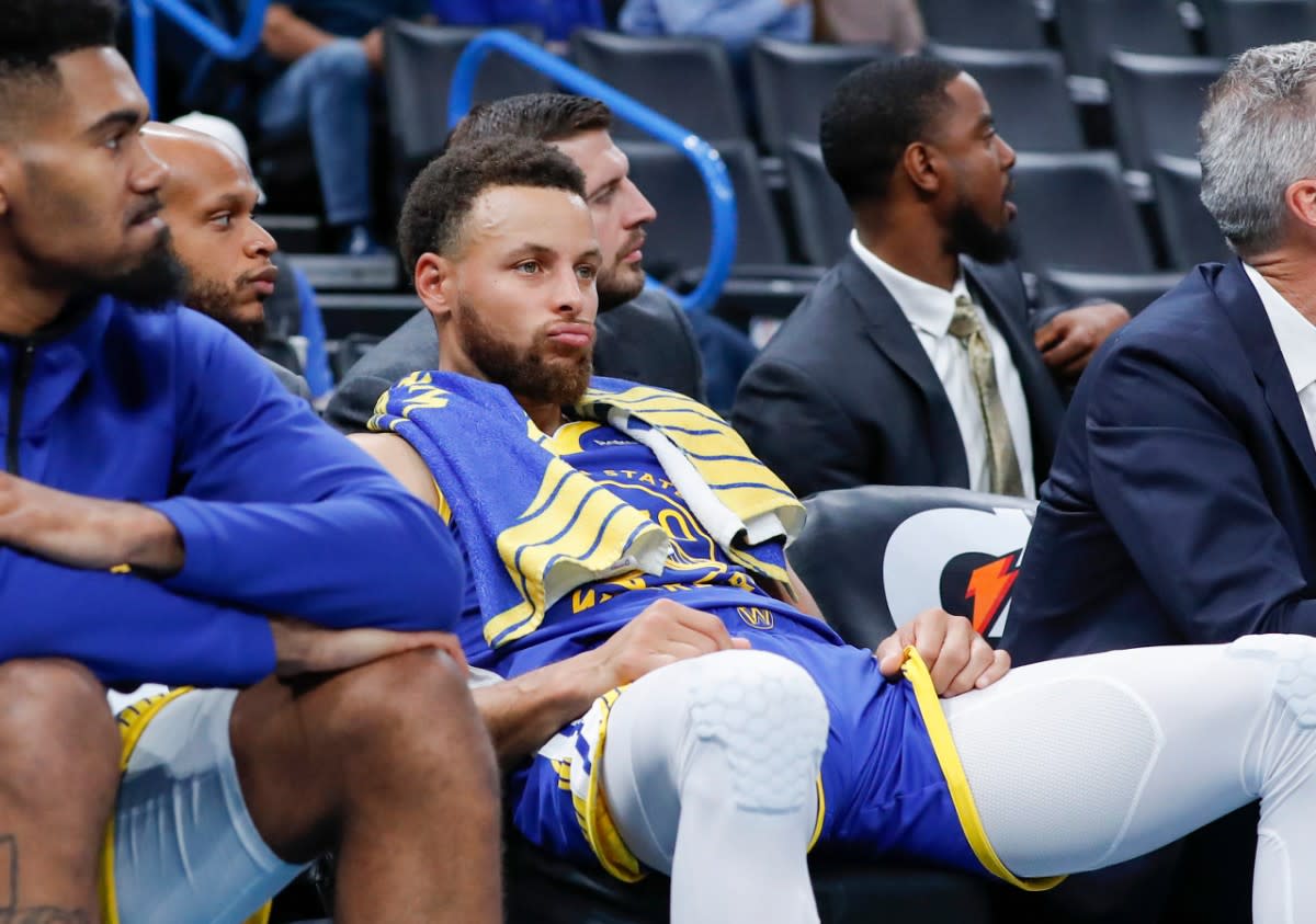 Why is Stephen Curry coming off the bench for Warriors? New