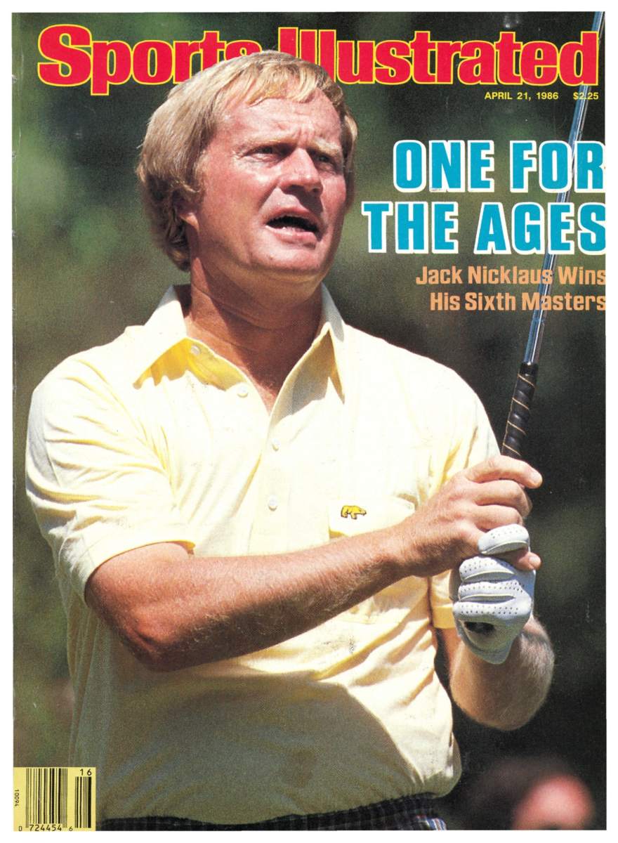 Jack Nicklaus on the cover of Sports Illustrated in 1986