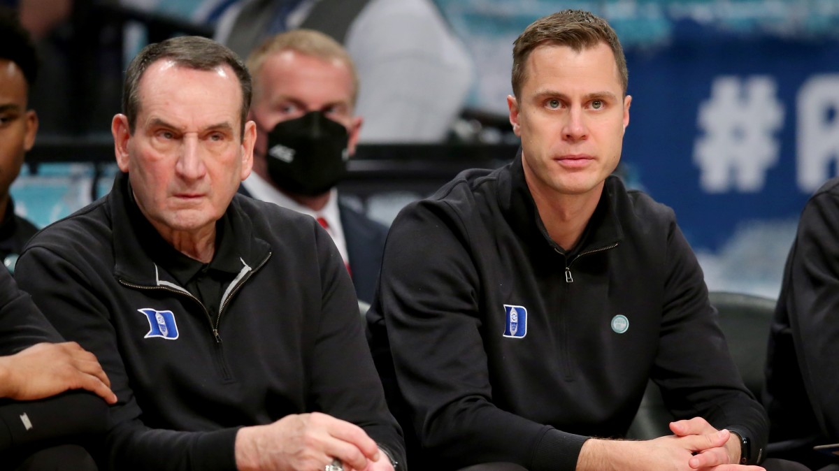 Coach K and Jon Scheyer, Duke Blue Devils men's basketball