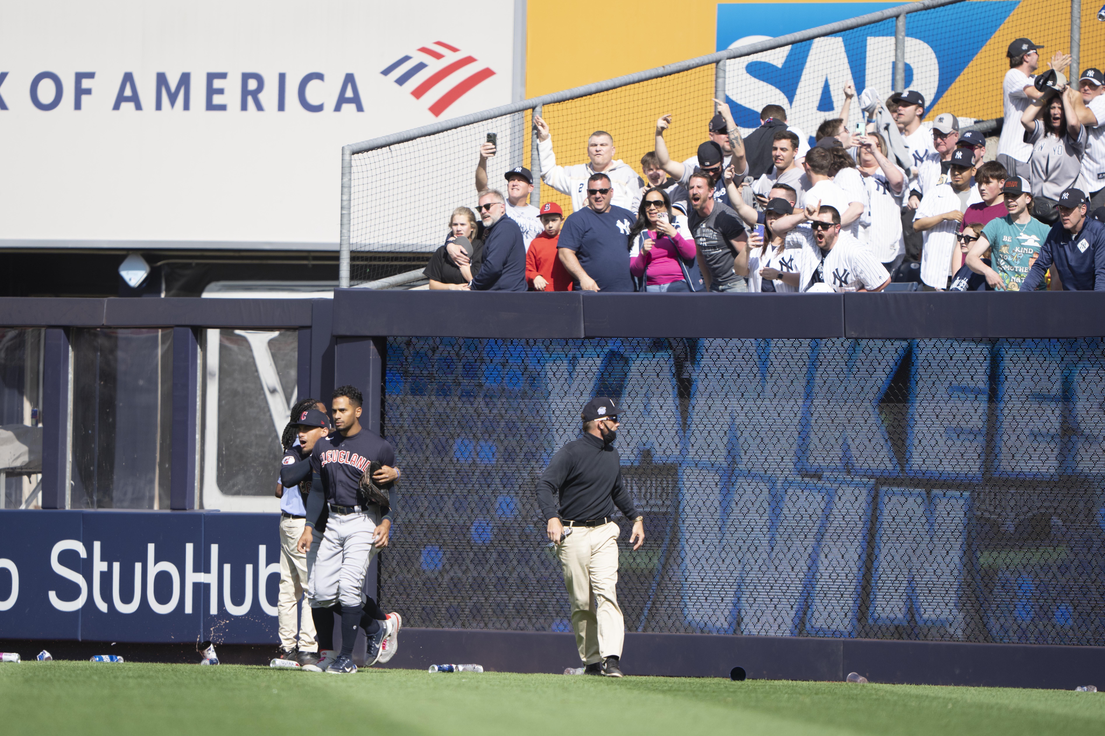New York Yankees Address Fans Throwing Garbage at Cleveland Guardians