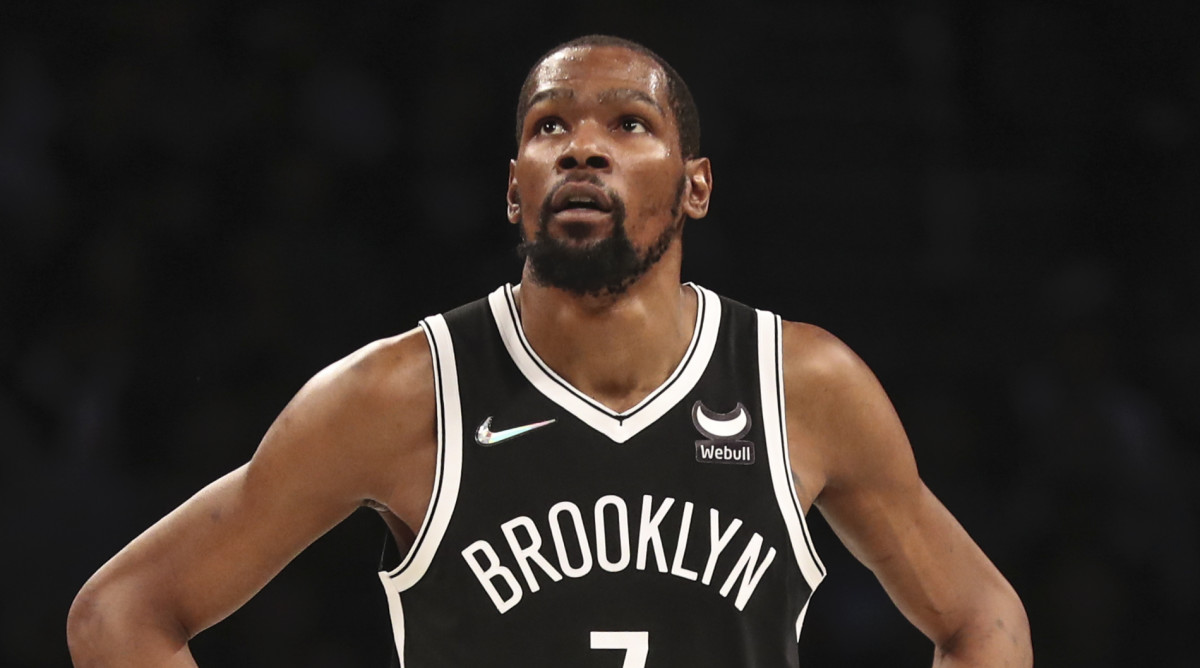 Brooklyn Nets forward Kevin Durant Game 3 of 2022 NBA playoffs first-round series vs. Celtics