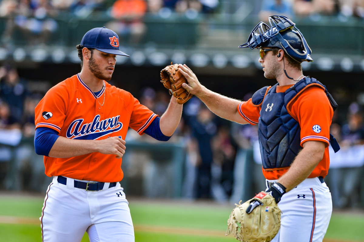 Auburn baseball's Jospeh Gonzalez and Nate LaRue in series sweep vs South Carolina.