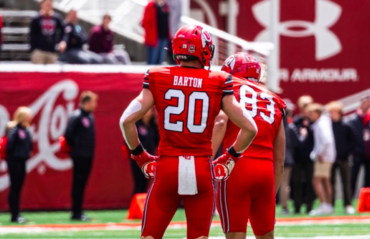 Lander Barton, Utah Spring Game.