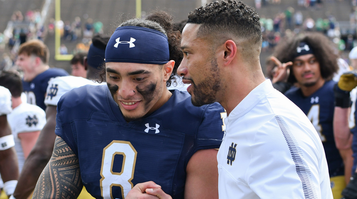 Marcus Freeman’s first spring game as Notre Dame head football coach.