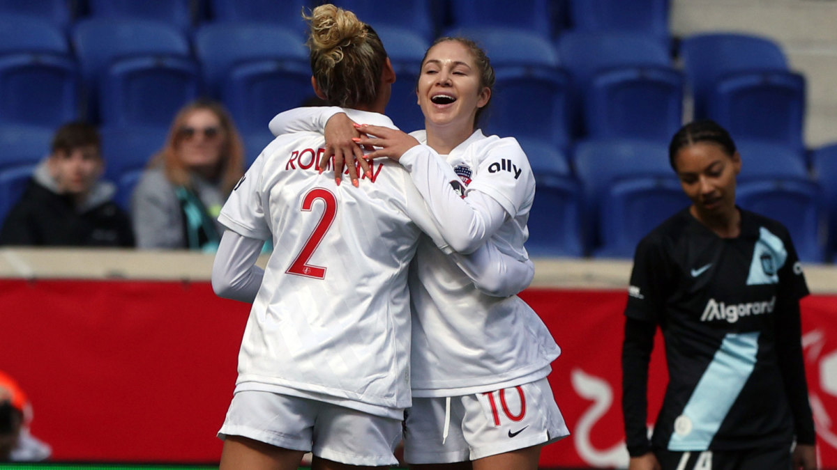 Washington Spirit’s Trinity Rodman and Ashley Sanchez