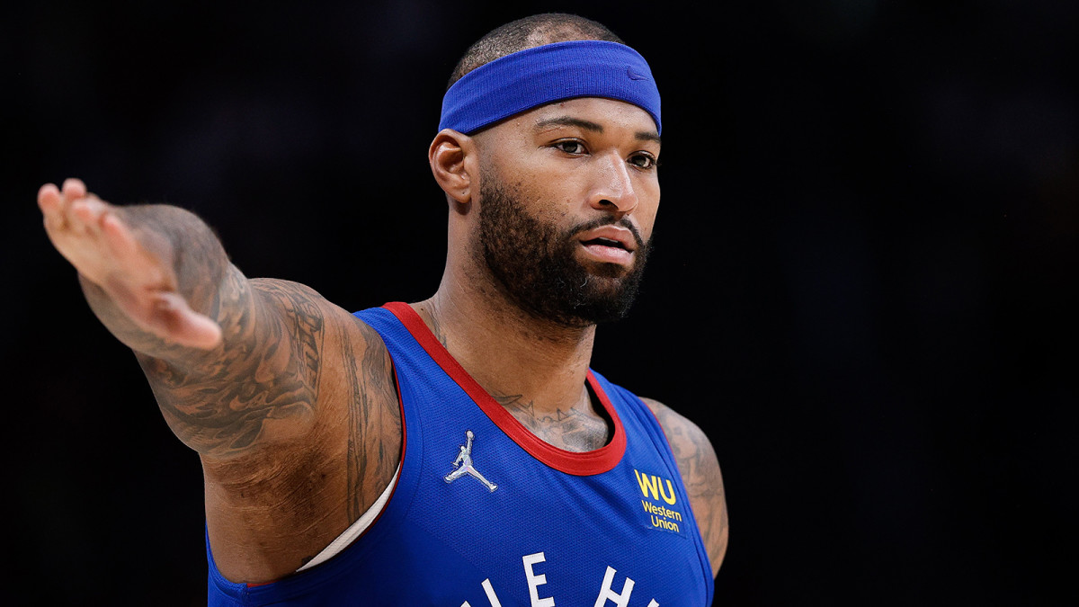 Denver Nuggets center DeMarcus Cousins (4) in the third quarter against the Golden State Warriors.