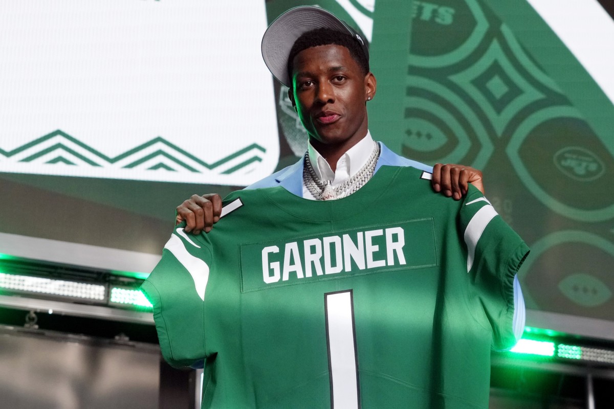 New York Jets CB Ahmad Gardner at 2022 NFL Draft