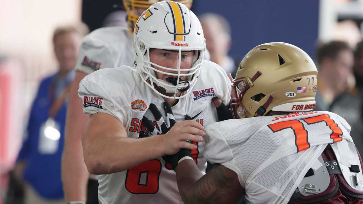 Patriots - Cole Strange Senior Bowl
