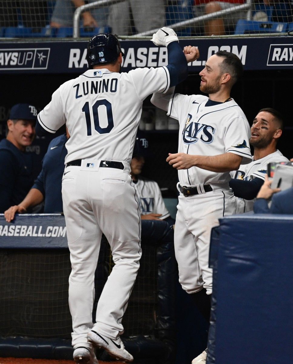 RaysMikeZuninoBrandonLoweCelebrate