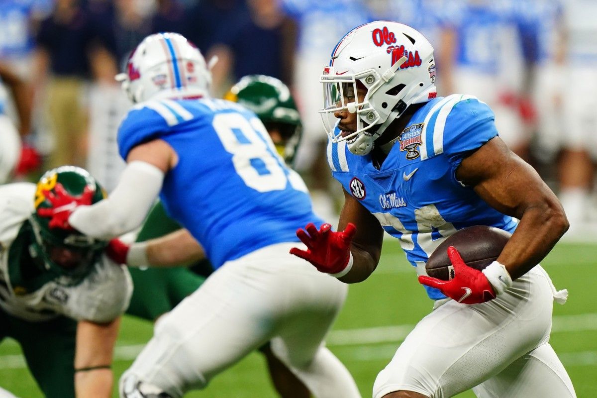 2022 NFL Draft Jaguars Trade Up To Select Ole Miss RB Snoop Conner At 