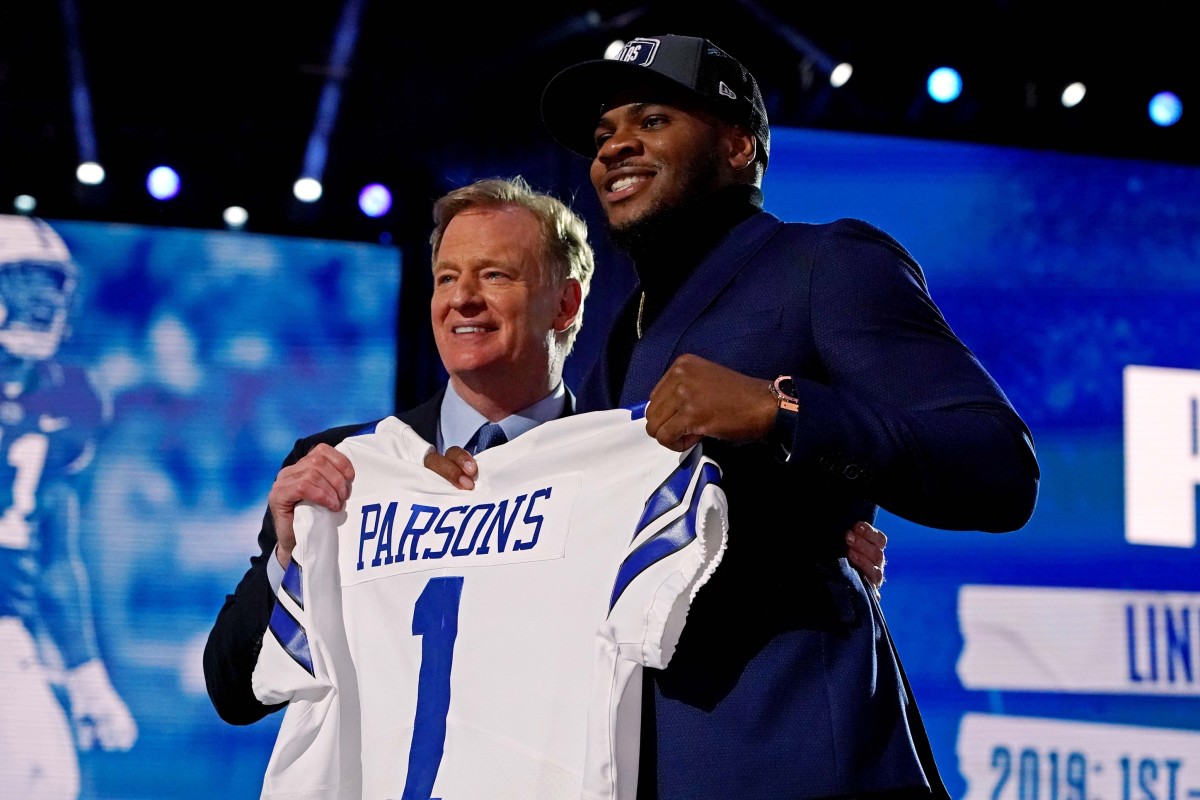 Micah Parsons, Dallas Cowboys, NFL Draft, Roger Goodell