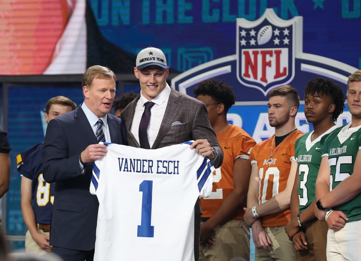 Leighton Vander Esch, Dallas Cowboys, NFL Draft, Roger Goodell