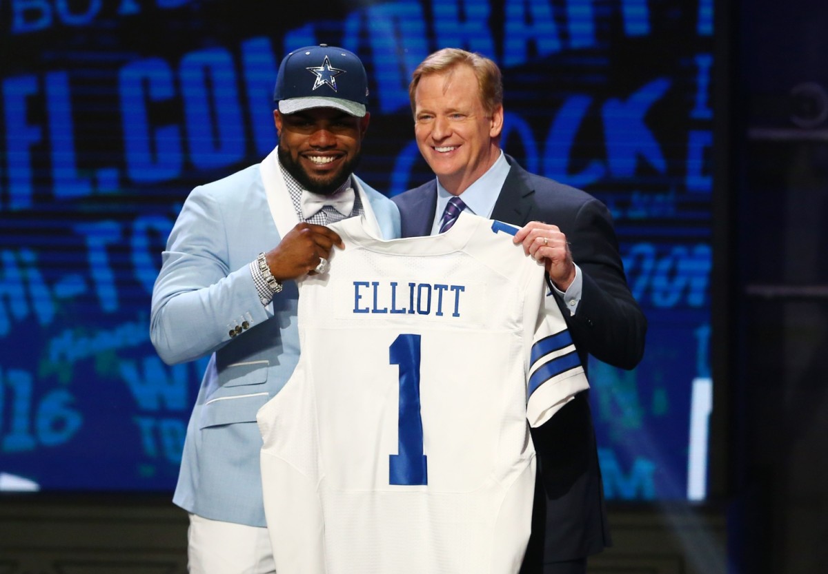 Ezekiel Elliott, Dallas Cowboys, NFL Draft, Roger Goodell