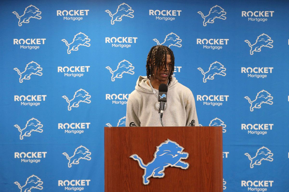 Detroit Lions wideout Jameson Williams