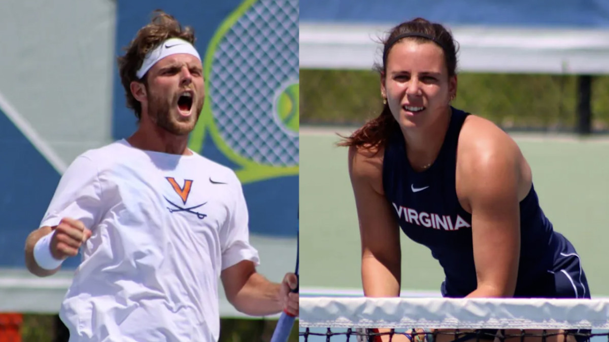 Ryan Goetz and Emma Navarro, Virginia Cavaliers tennis