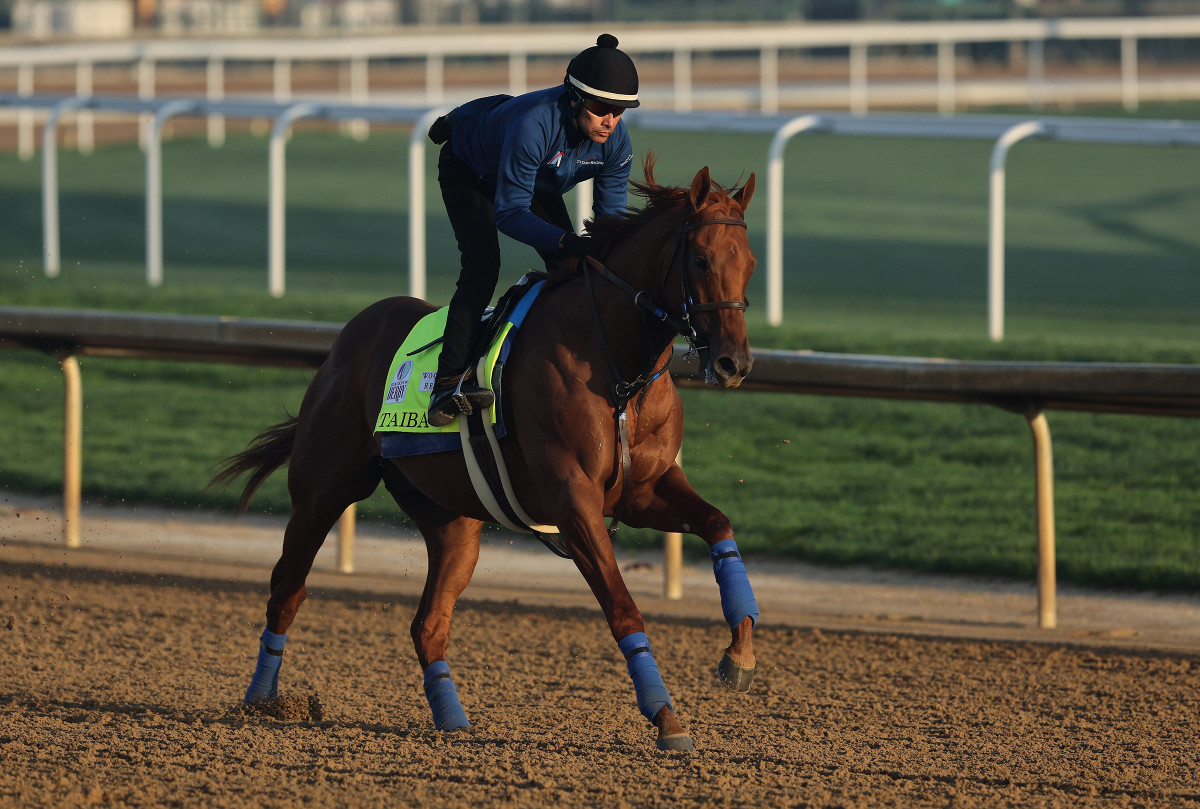 Taiba, one of the two horses previously trained by Baffert that is racing in the Kentucky Derby, had health issues earlier in the year. 