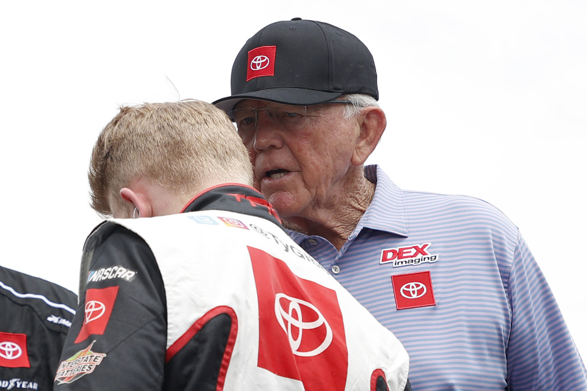 Ty Gibbs just missed the Cup playoffs in his rookie season last year. But at age 20, he showed great promise for a long and very successful career in the Cup series. Will he be able to beat NASCAR's Cup's notorious sophomore jinx in 2024? Time will tell. Photo: Maddie Meyer / Getty Images.