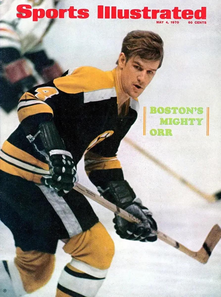 Bobby Orr on the cover of Sports Illustrated in 1970
