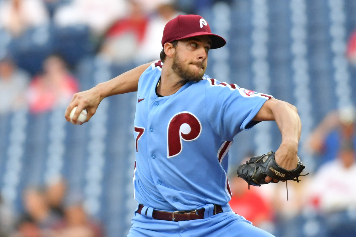 Aaron Nola will look to continue his strong year as the Phillies fight for a Wild Card berth.