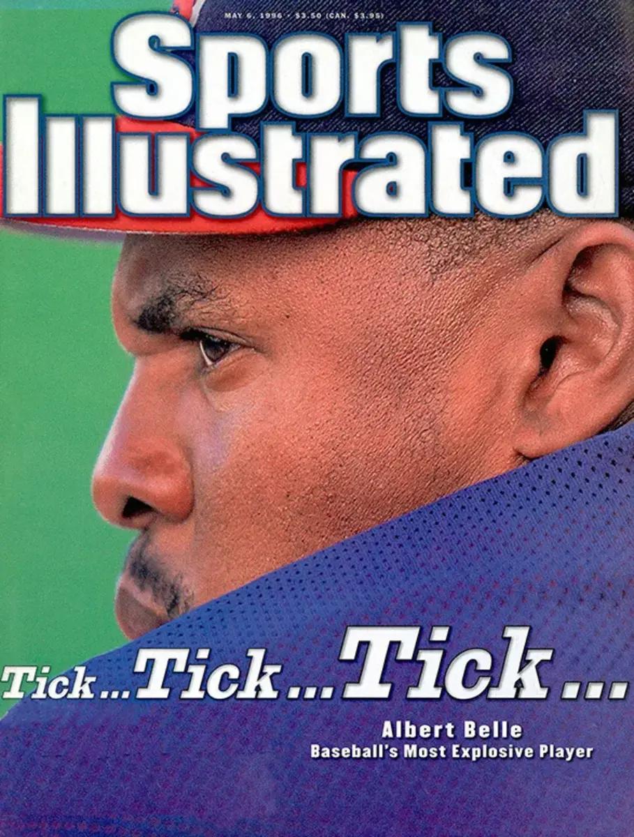 Albert Belle on the cover of Sports Illustrated