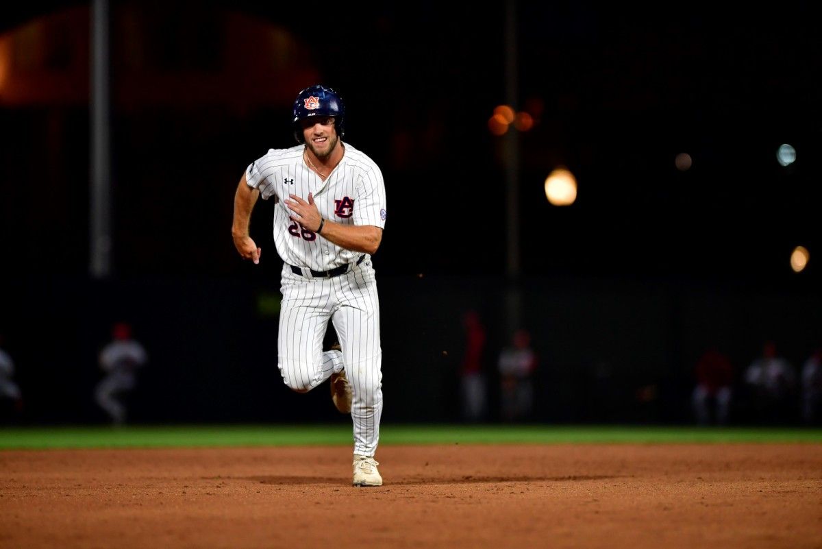 Auburn baseball's Natr LaRue vs Arkasnas