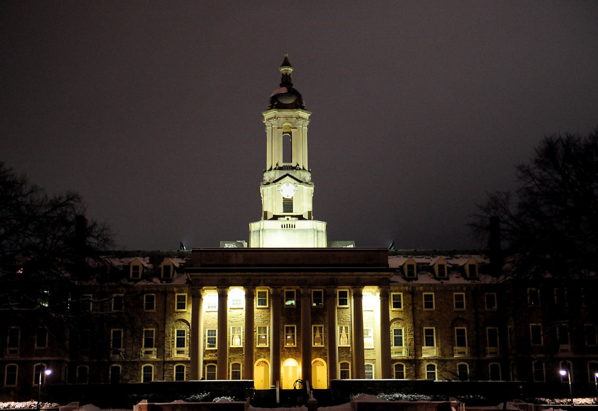 Penn State University's Nittany Lions Shrine Vandalized on Graduation
