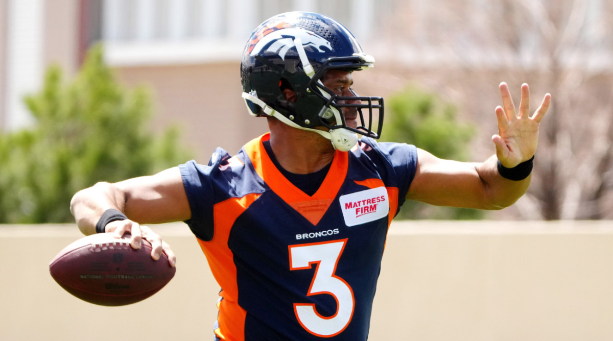 Denver Broncos quarterback Russell Wilson (3)