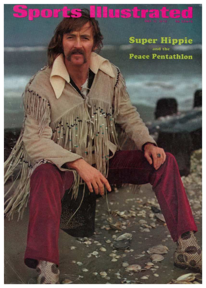 Sports Illustrated cover from 1970 featuring "Super Hippie" David Miln Smith