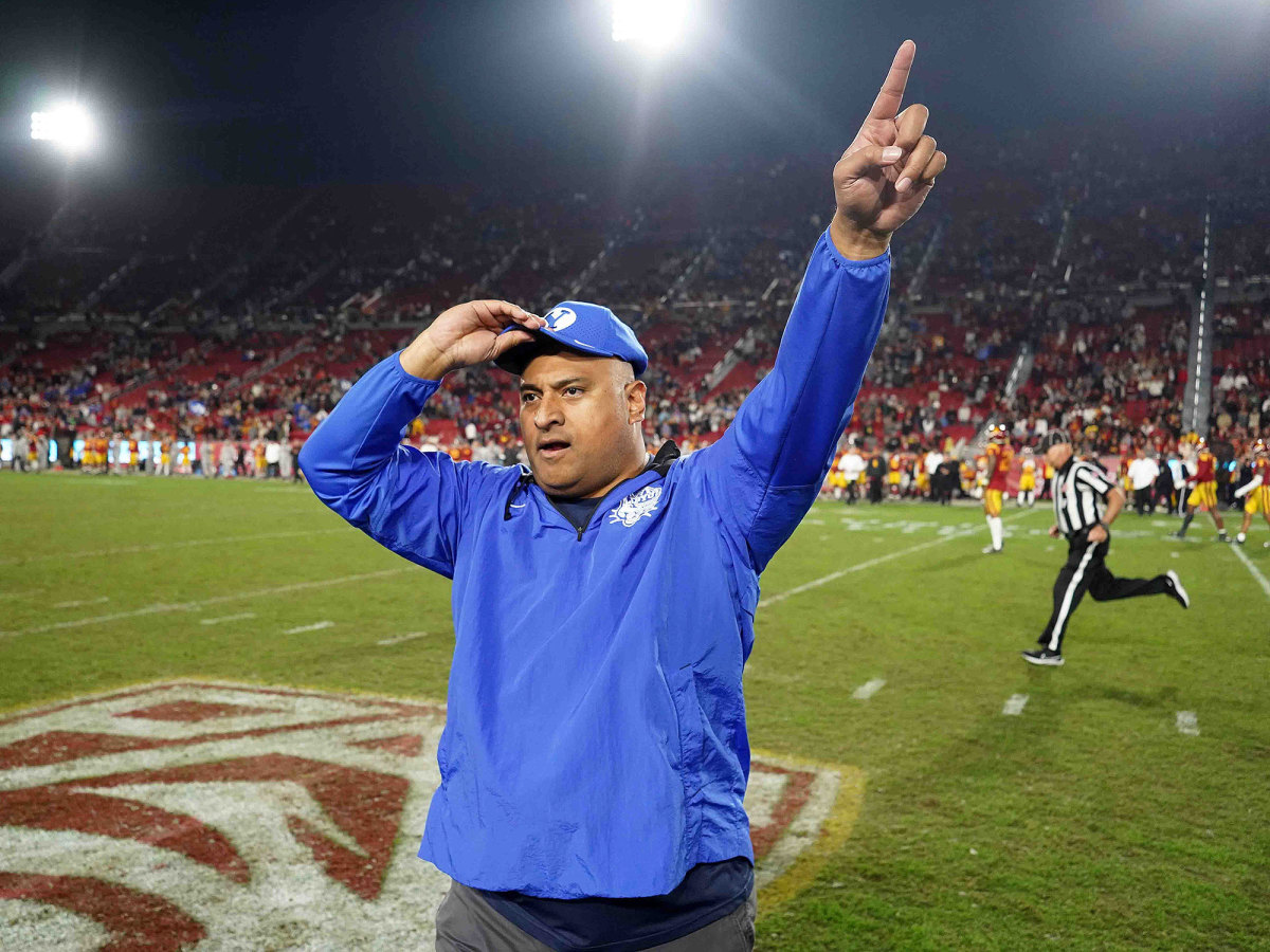 BYU coach Kalani Sitake