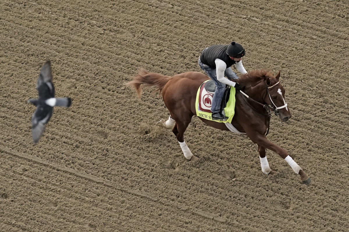 Rich Strike was set to have another practice run at Churchill Downs on Saturday to determine his Preakness status, but the overall plan changed Thursday.
