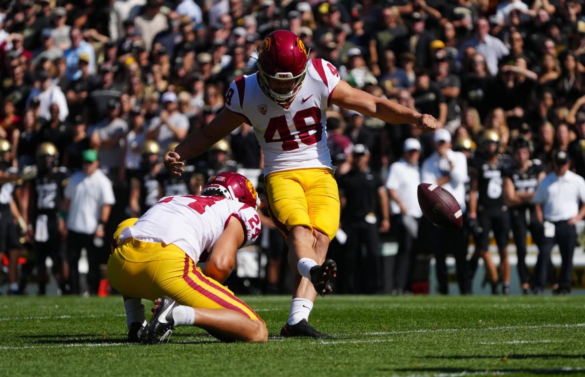 USC Punter Ben Griffiths Spotted at Chargers Rookie Camp Sports