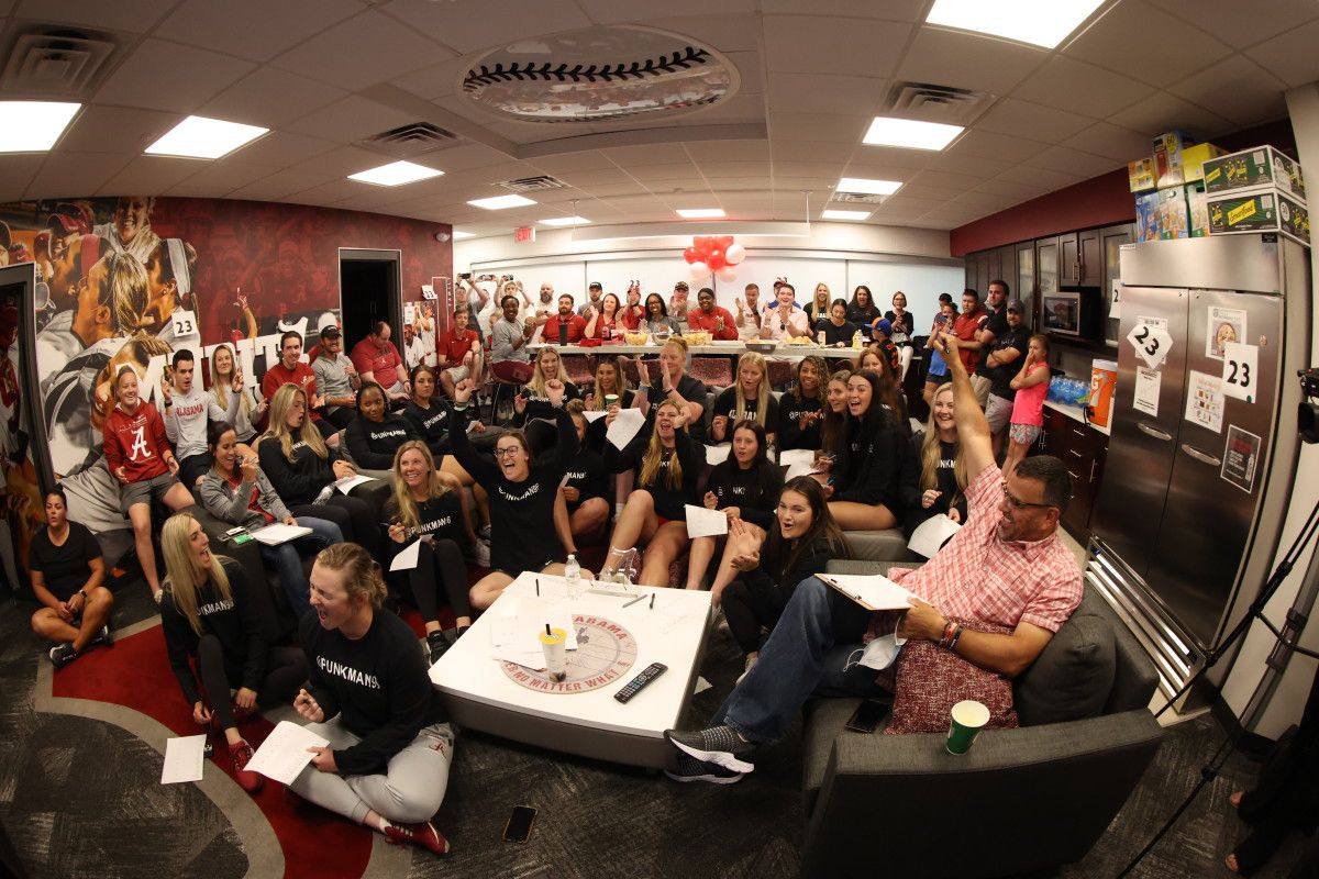 Alabama softball 2022 NCAA tournament selection show reaction