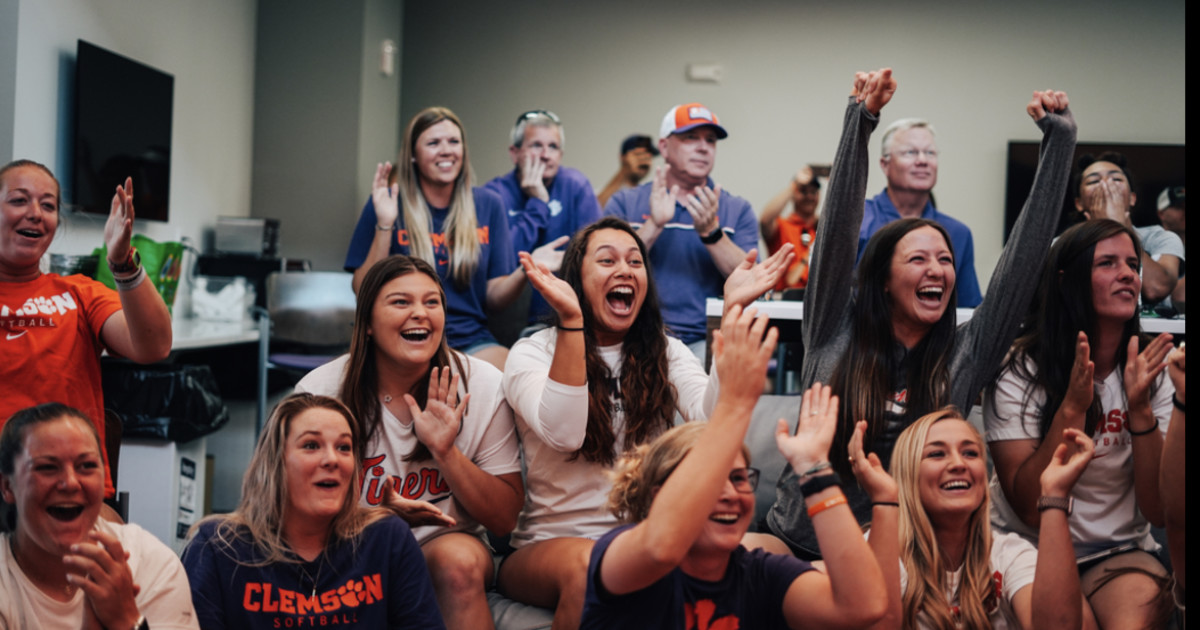 Clemson Softball NCAA selction show