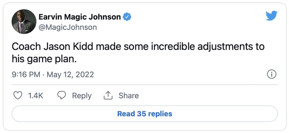 Magic Johnson on Kidd