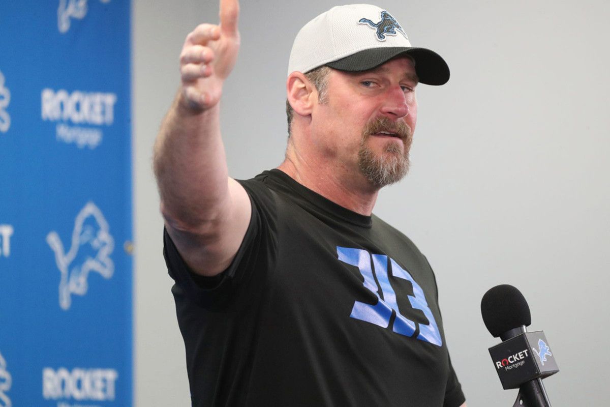 Detroit Lions head coach Dan Campbell