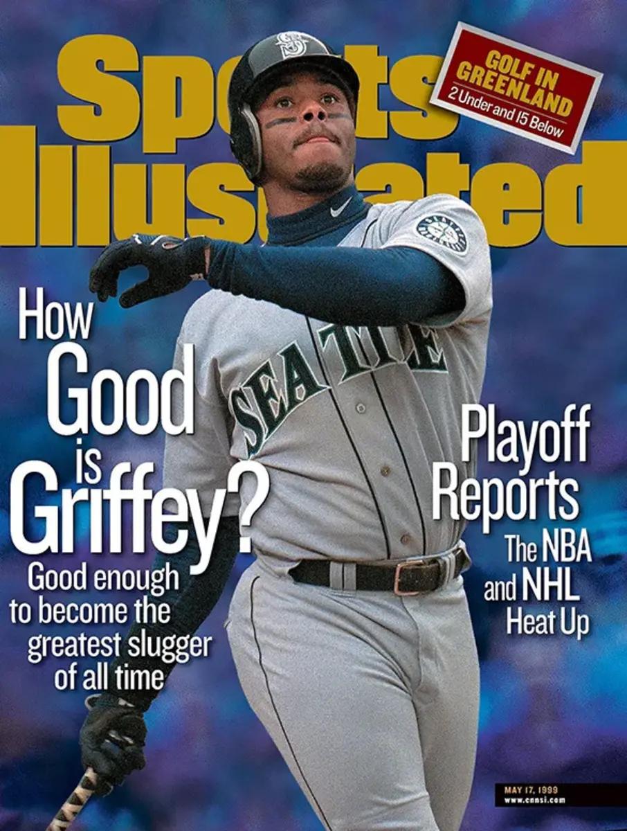 Ken Griffey Jr. on the cover of Sports Illustrated in 1999
