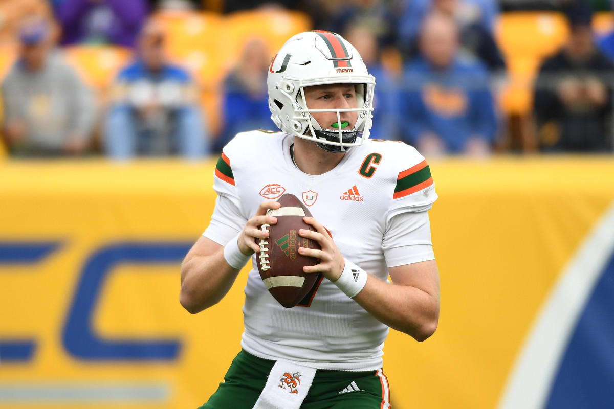 NFL Draft profile scouting report for Miami QB Tyler Van Dyke