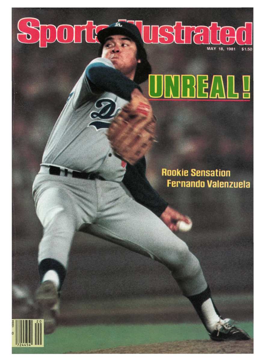 Fernando Valenzuela on the cover of Sports Illustrated in 1981