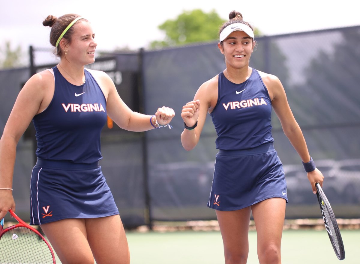 Emma Navarro and Hibah Shaikh, Virginia Cavaliers women's tennis