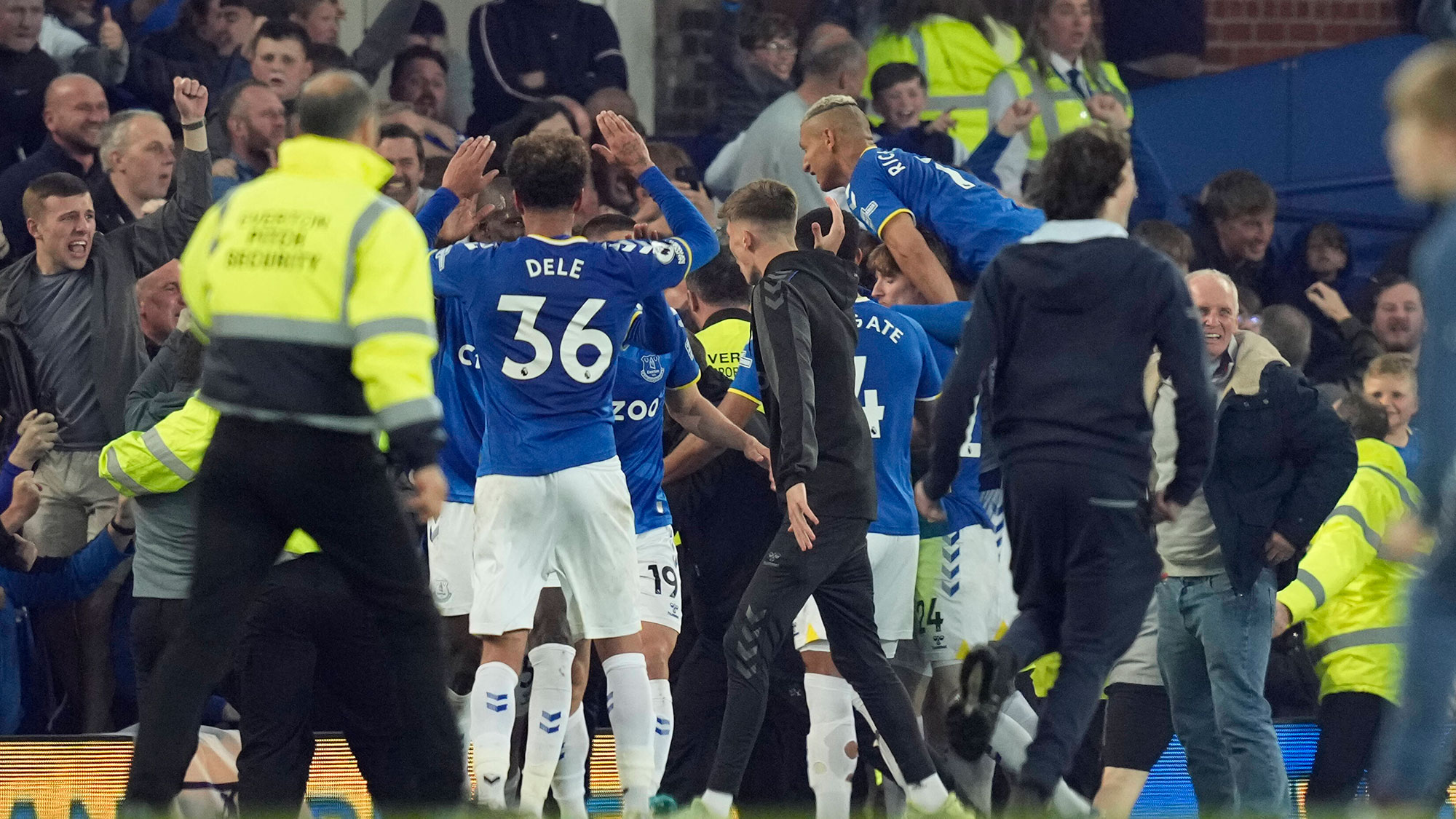 Everton Ensures Premier League Survival After Furious Comeback, Premature Fan Pitch Invasion