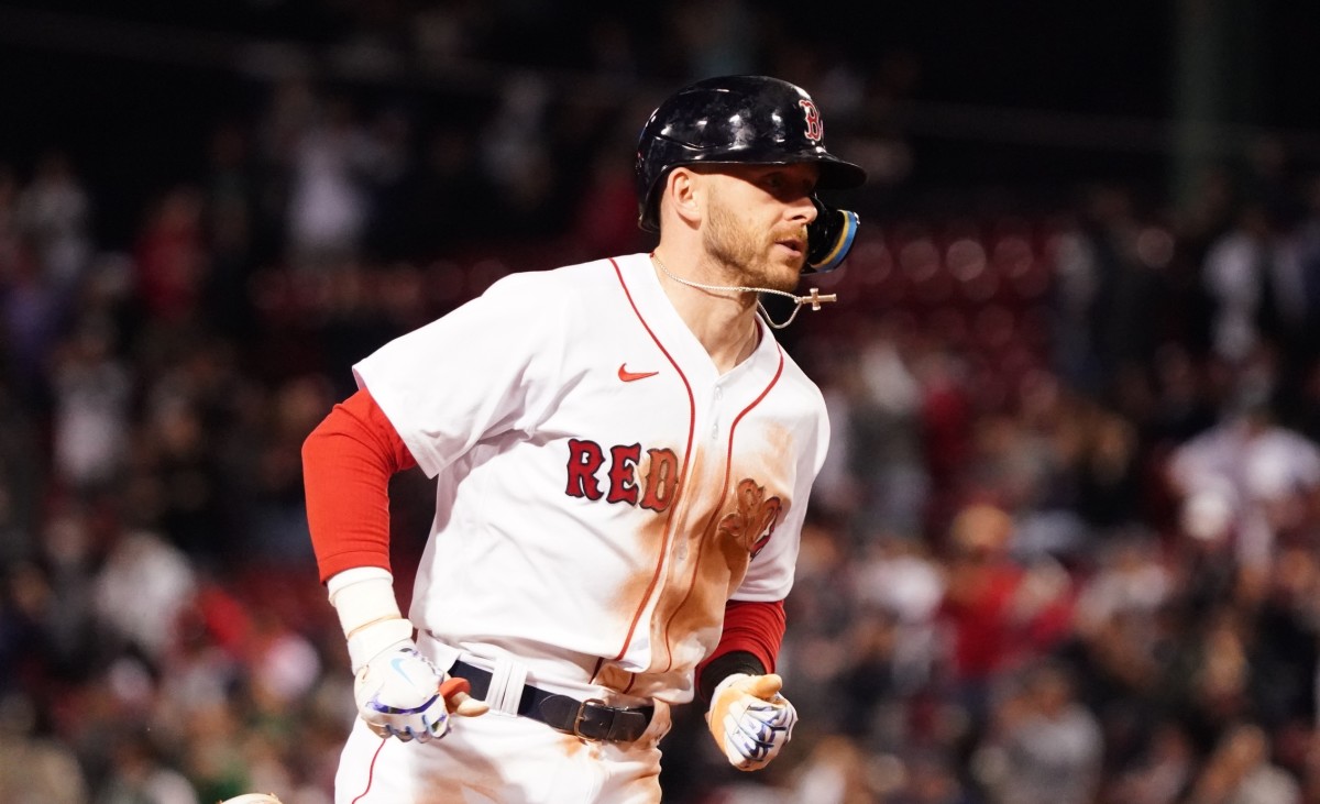 WATCH Trevor Story Hits Third Home Run of Night for Red Sox Against