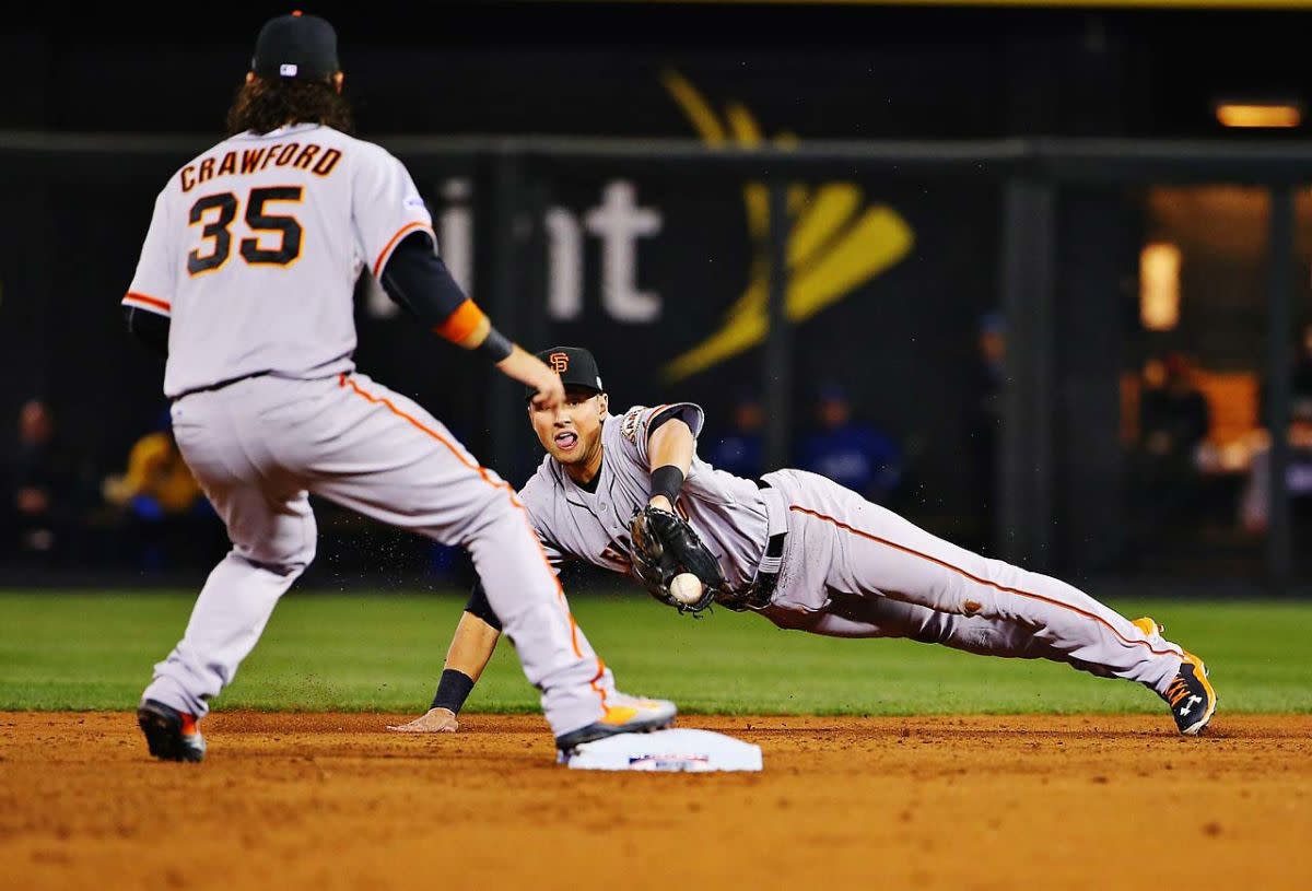 Joe Panik’s game-changing double play in Game 7 of the 2014 World Series
