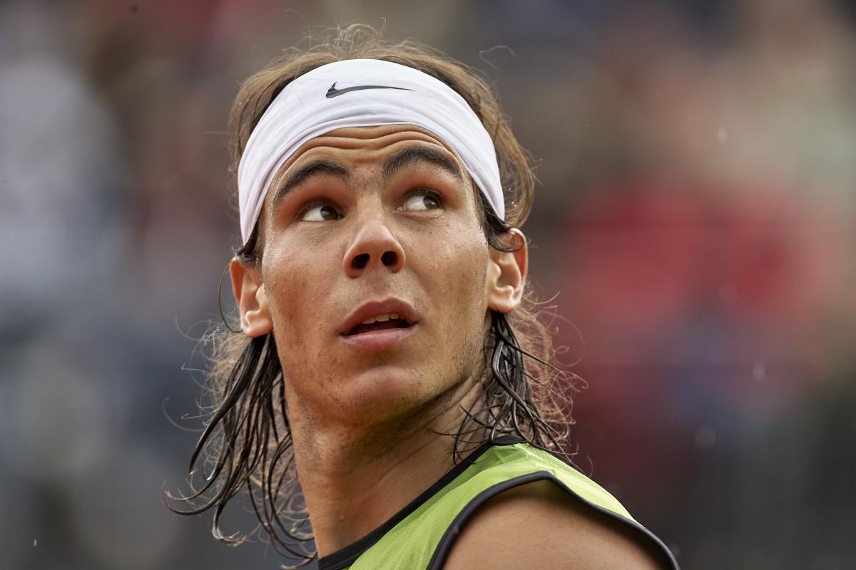 Nadal made a massive splash as a teenager in the early aughts.