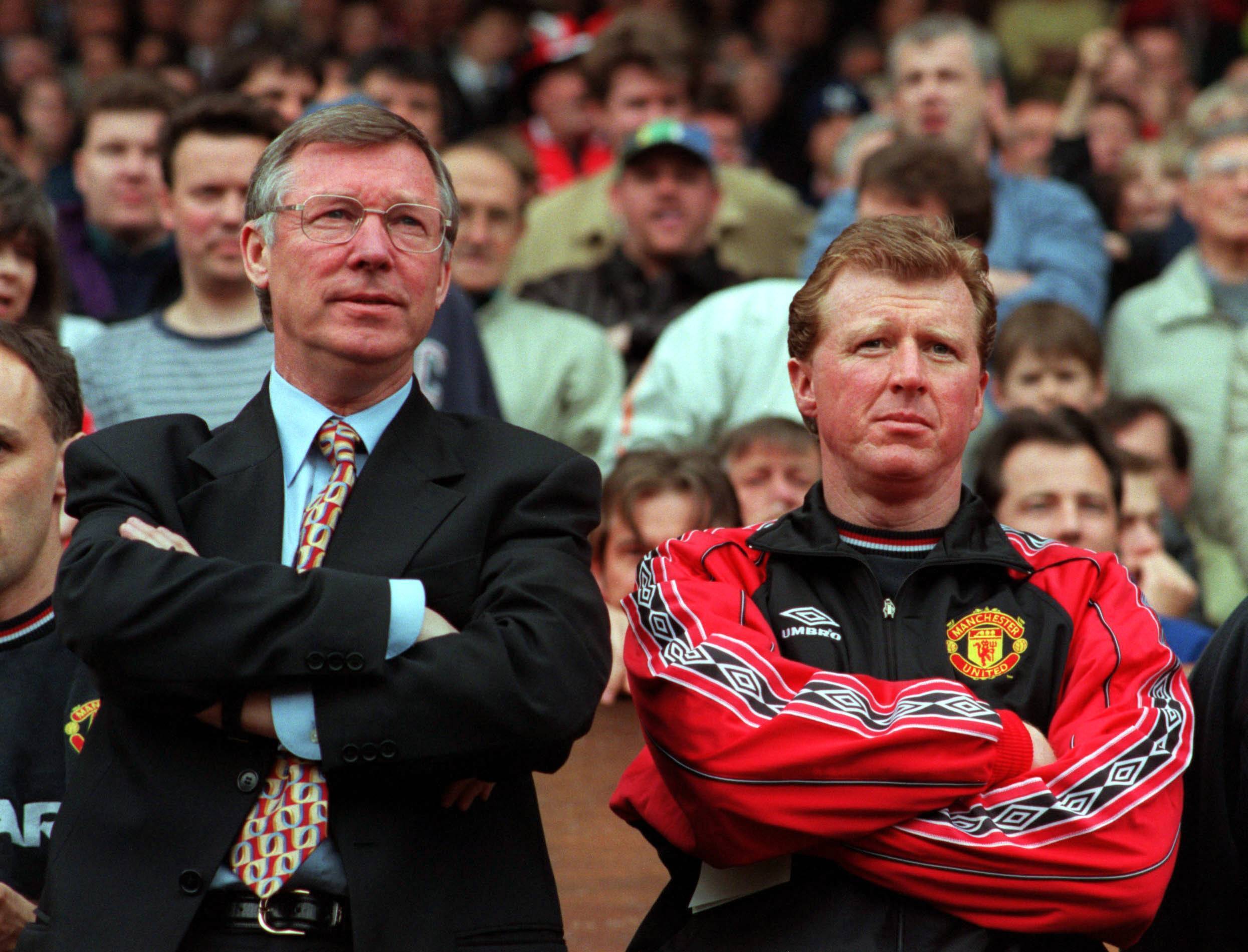 Sir Alex Ferguson (left) and Steve McClaren pictured in 1999