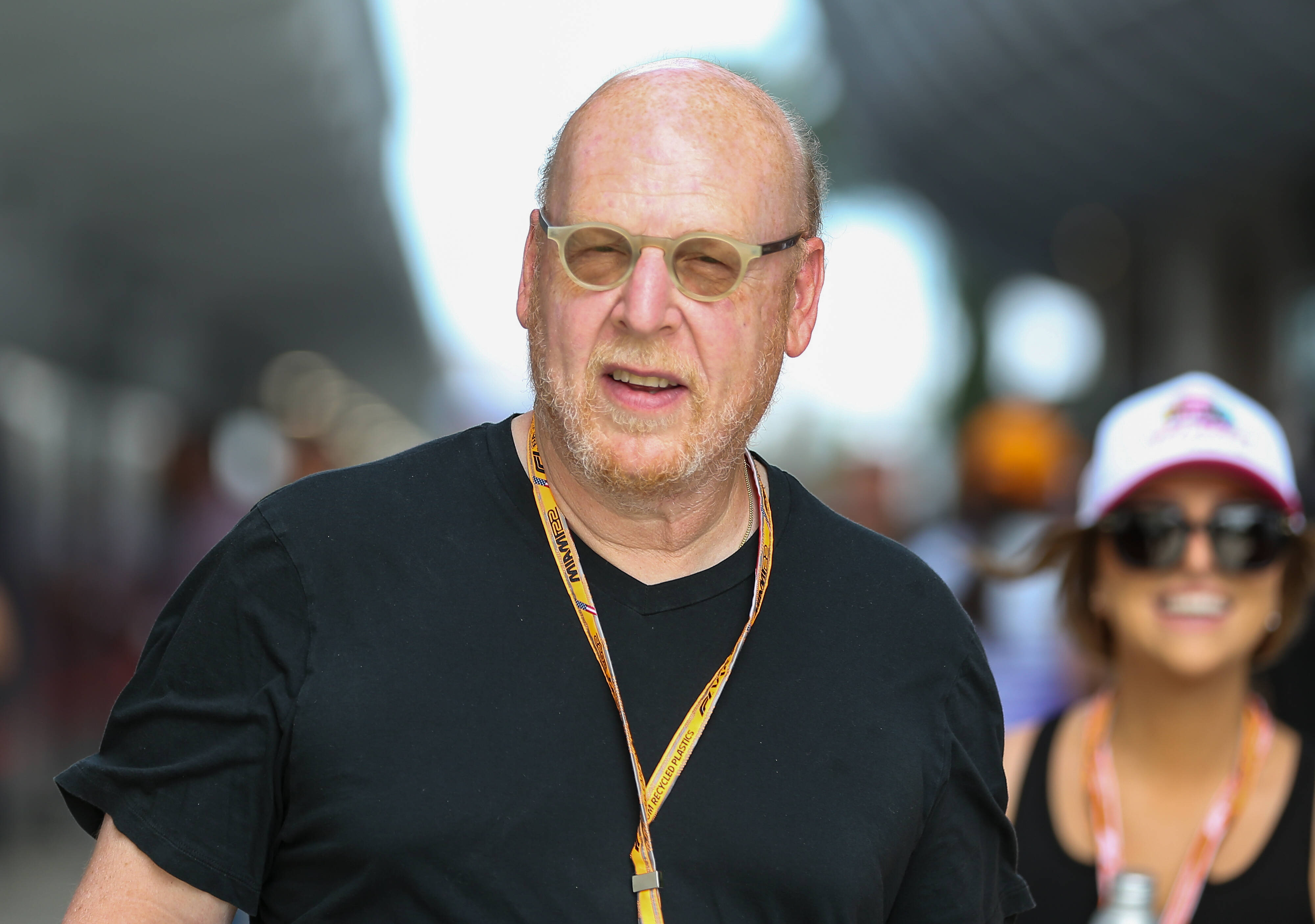 Manchester United co-owner Avram Glazer pictured at Formula One's Miami Grand Prix in May 2022