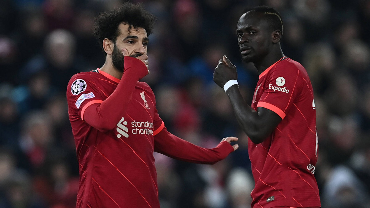 Liverpool’s Mohamed Salah and Sadio Mané